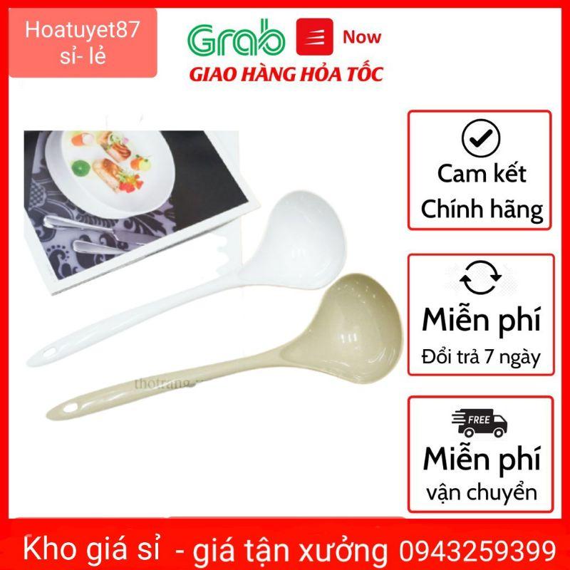 Môi múc canh bằng nhựa phíp trống xước,trống bám bẩn hàng nhập cao cấp