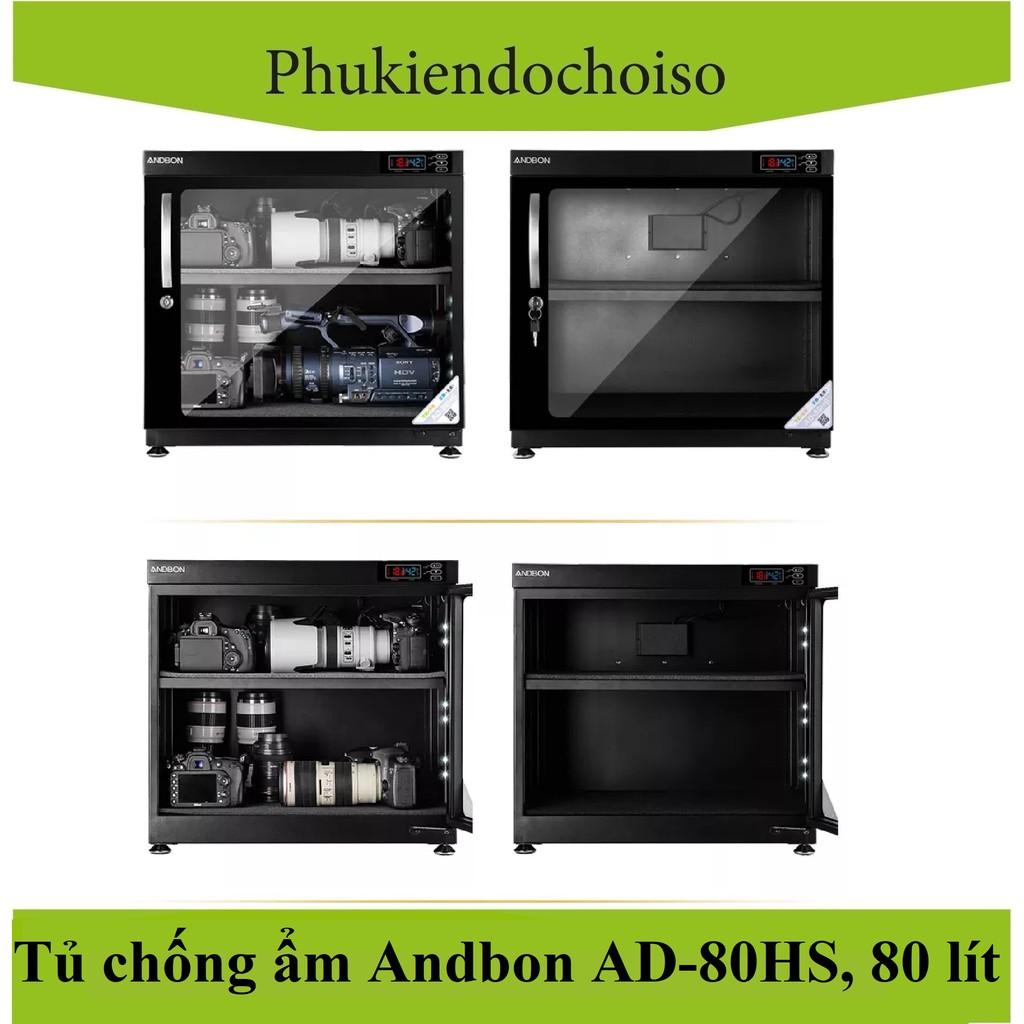 Tủ chống ẩm Andbon AD-80HS (dung tích 80 lít )-Taiwan, Hàng chính hãng