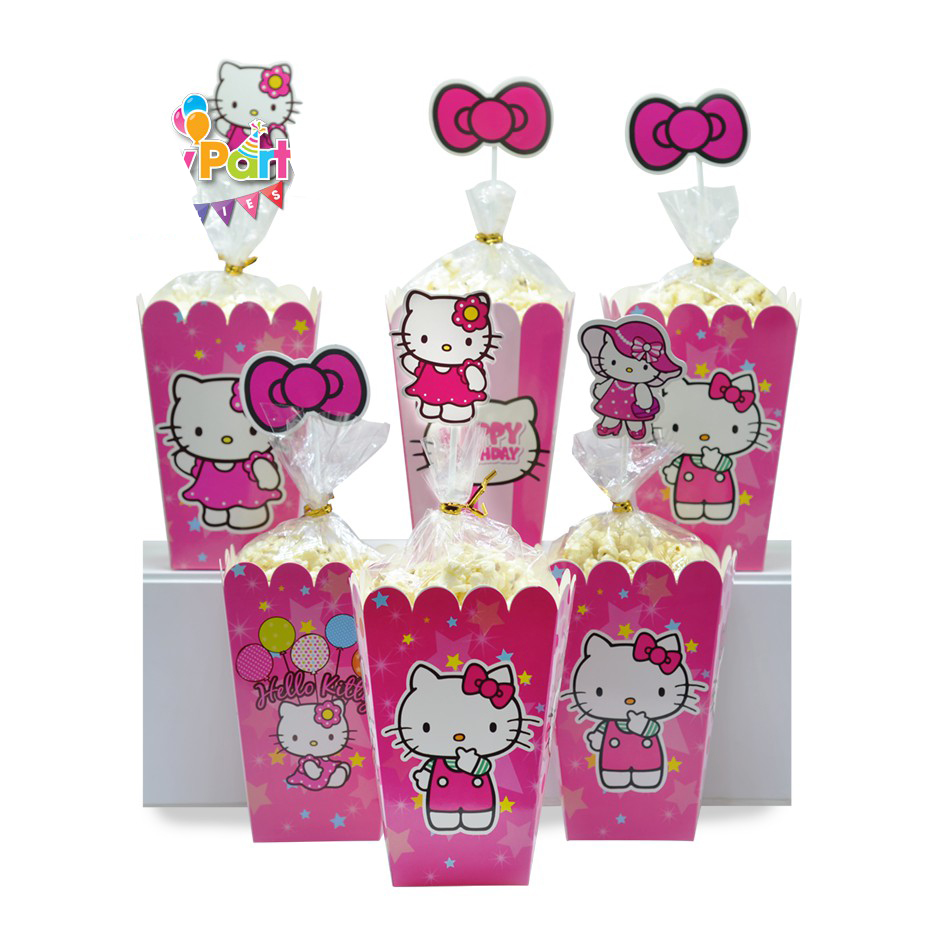 Set Mega trang trí sinh nhật chủ đề Mèo Kitty 