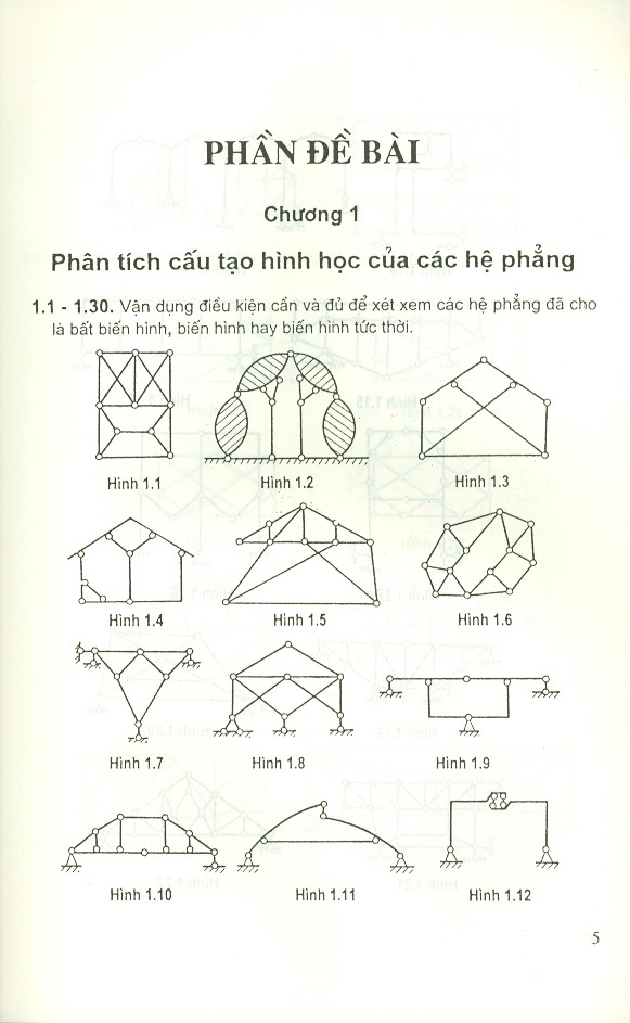 Bài Tập Cơ Học Kết Cấu - Tập 1 - Hệ Tĩnh Định (Tái bản năm 2020)