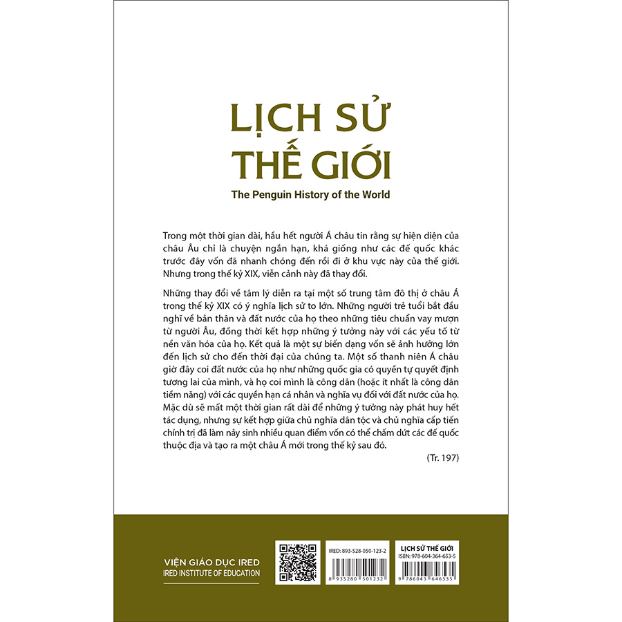 Bộ sách Lịch Sử Thế Giới - The Penguin History of the World (5 Tập)