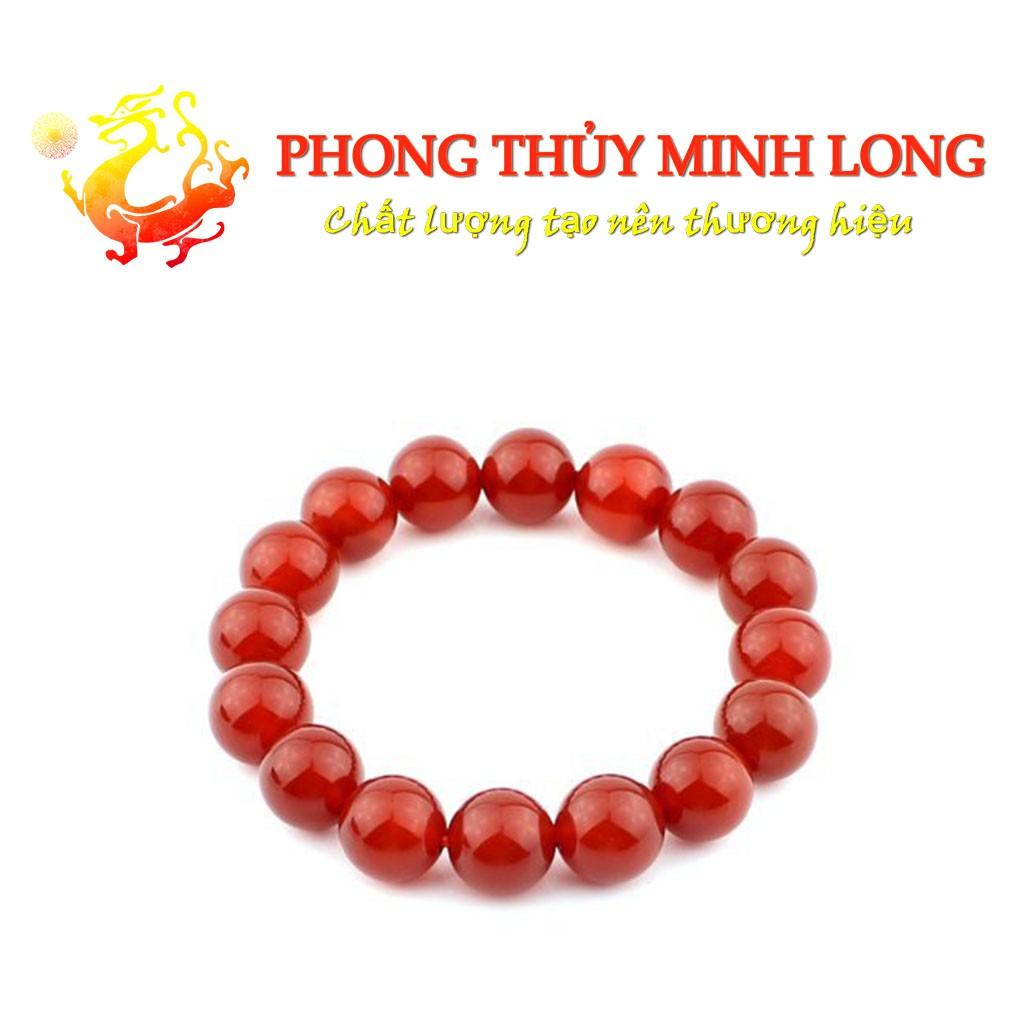 Vòng tay đá Mã Não Đỏ chất lượng 3A