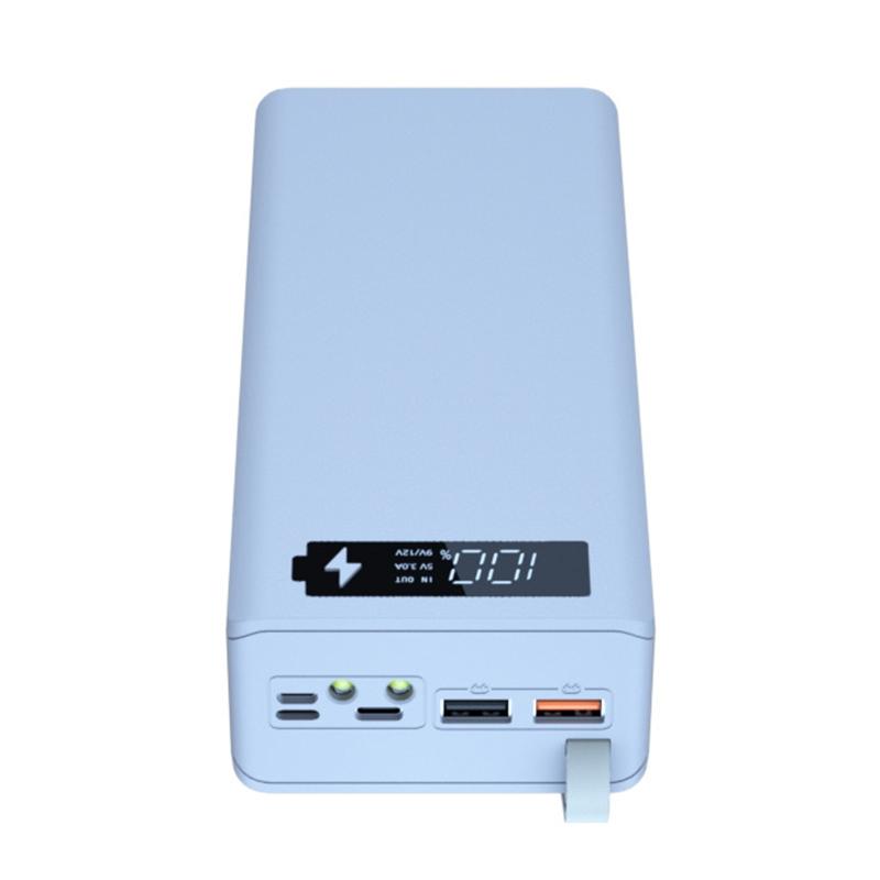 18650 Loại Phẳng cho Đầu Pin C16PD DIY Power Bank 5V-3A 9V-2A 12V-1.5A. Màu đen