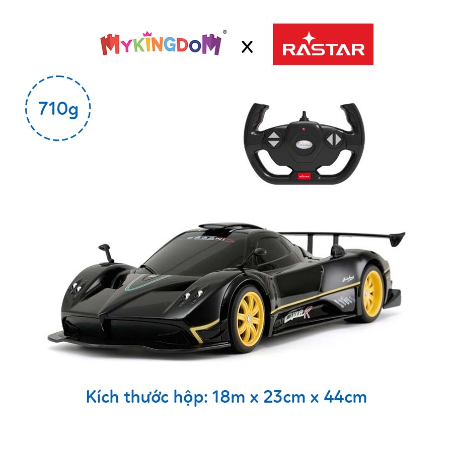 Đồ Chơi RASTAR Xe R/C 1:14 Pagani Zonda R Màu Đen R38110-BLA
