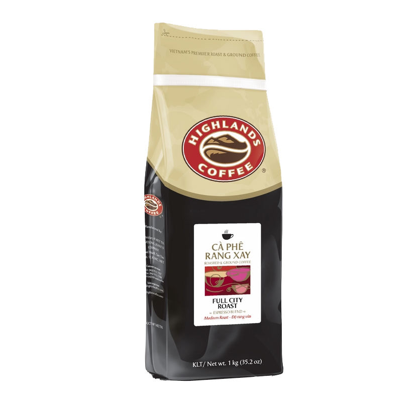 Cà Phê Hạt Full City Highlands Coffee (1kg)