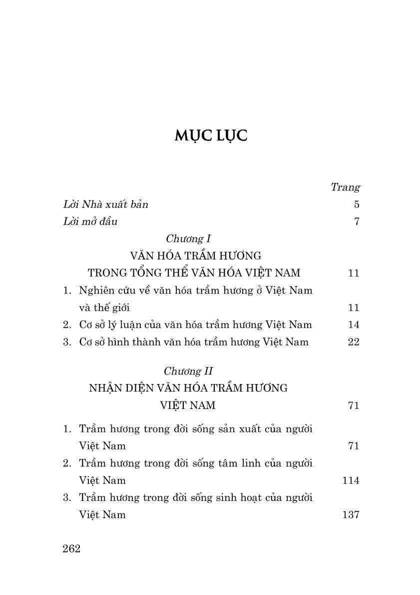 Văn hóa trầm hương Việt Nam (Sách chuyên khảo)