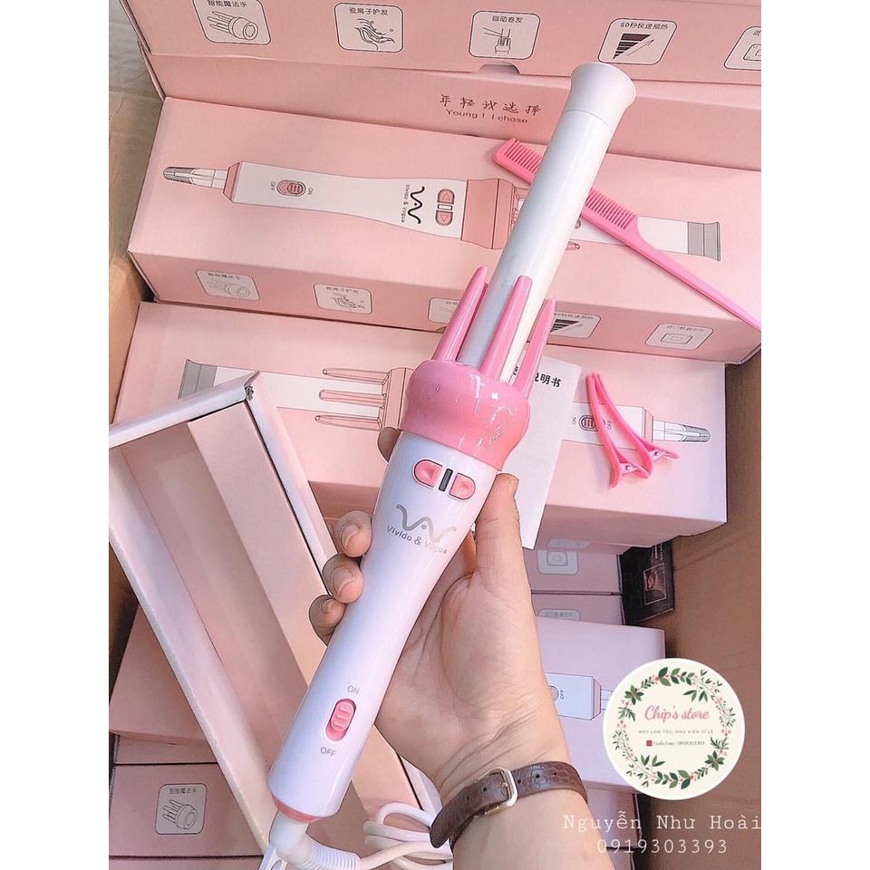 Máy Làm Tóc Uốn Xoăn Xoay Tự Động 360 VIVID & VOGUE