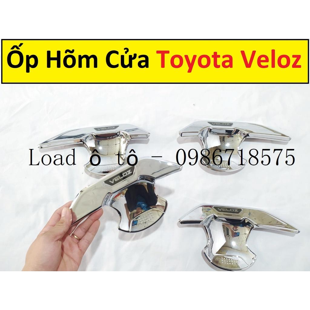 Hình ảnh Ốp Hõm Cửa Xe Toyota Veloz 2022-23 Mẫu Nhựa ABS Mạ Crom Sáng Bóng