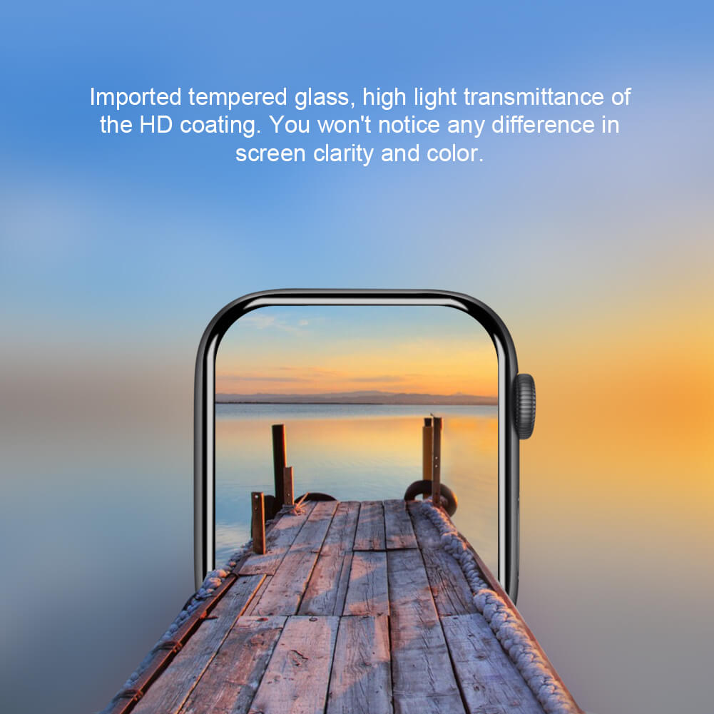 Miếng dán kính cường lực Full 3D dành cho Apple Watch Ultra 49mm Series 8 hiệu ANANK Protector Pro - hàng nhập khẩu