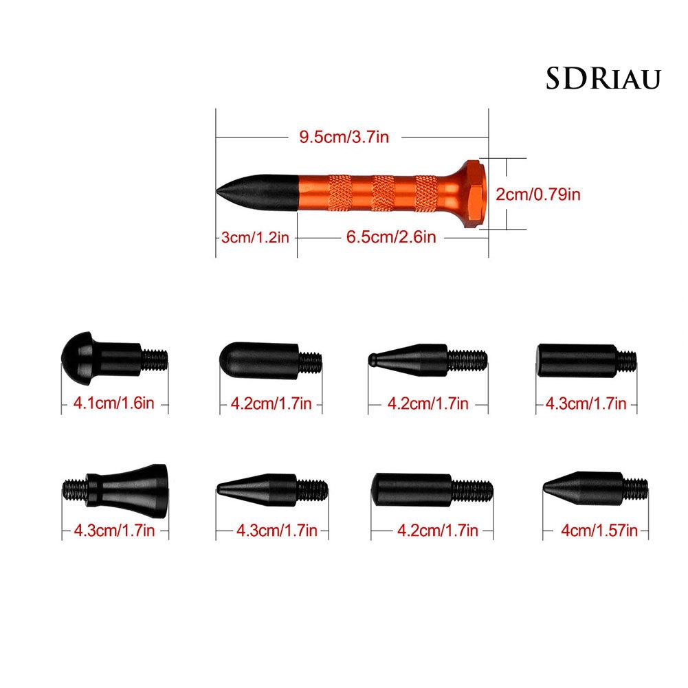 Bộ 10 Dụng Cụ Sửa Vết Lõm Xe Hơi Kèm 9 Đầu Bút