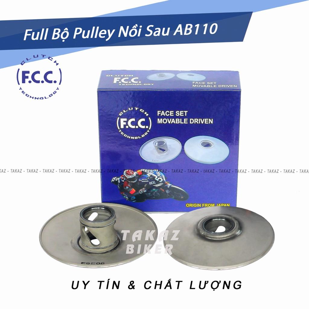 A8 Bộ Pulley FCC Nồi Sau Xe Air blade110 - Atila Victoria hãng FCC sản xuất