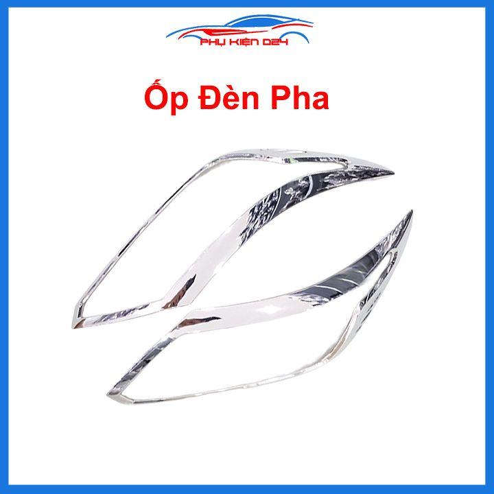 Ốp viền đèn pha hậu mạ crom Colorado chống trầy trang trí bảo vệ xe