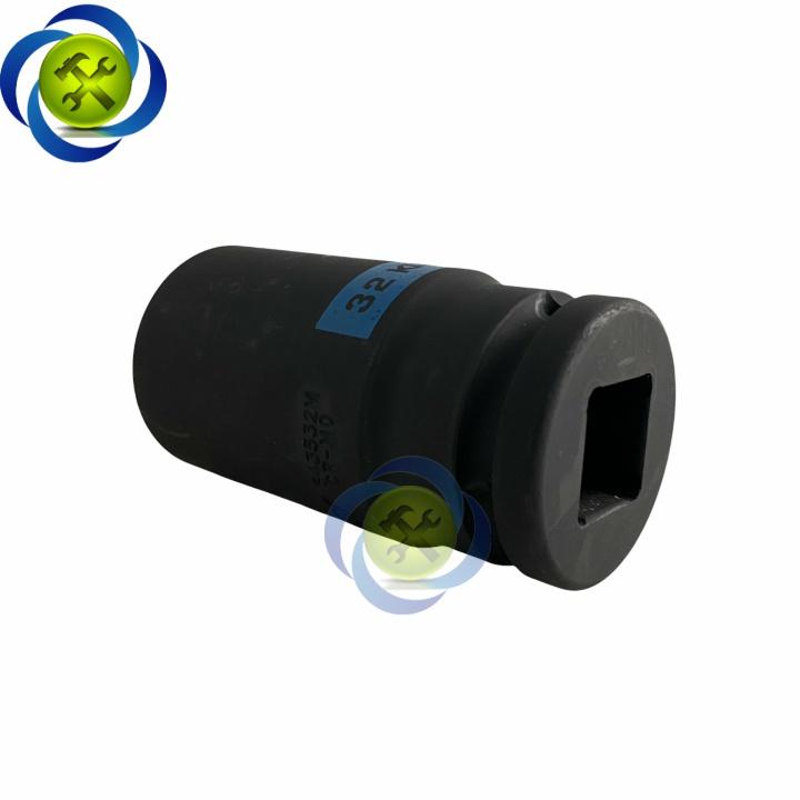 Tuýp 32mm 3/4 Kingtony 643532M loại dài 6 cạnh màu đen