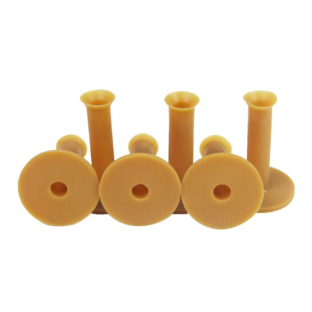 6pcs Super Soft Golf Tees  Rubber Driving Range Mat Practice Tee Holder 75mm