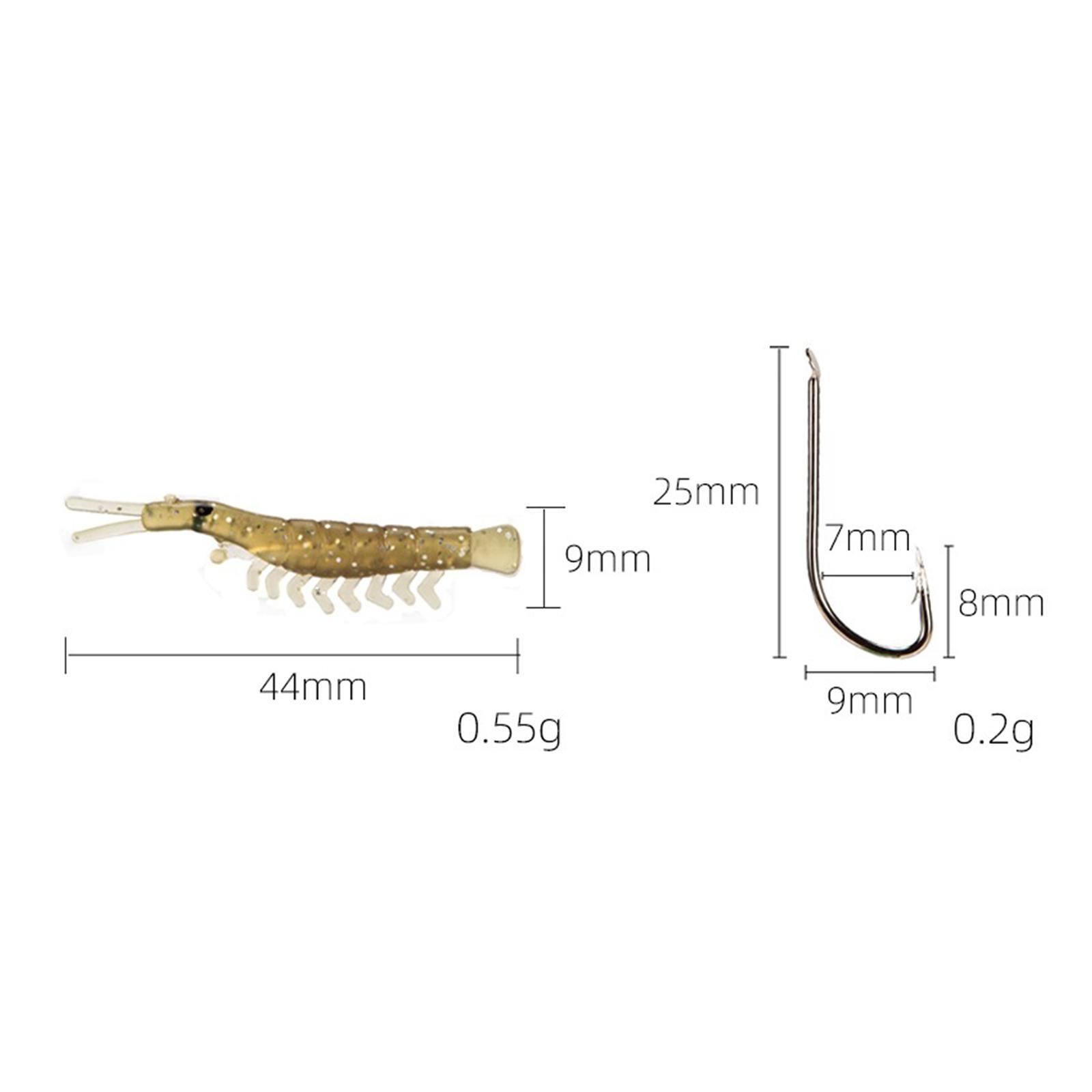 50 Pcs Fishing Silicone Hooks