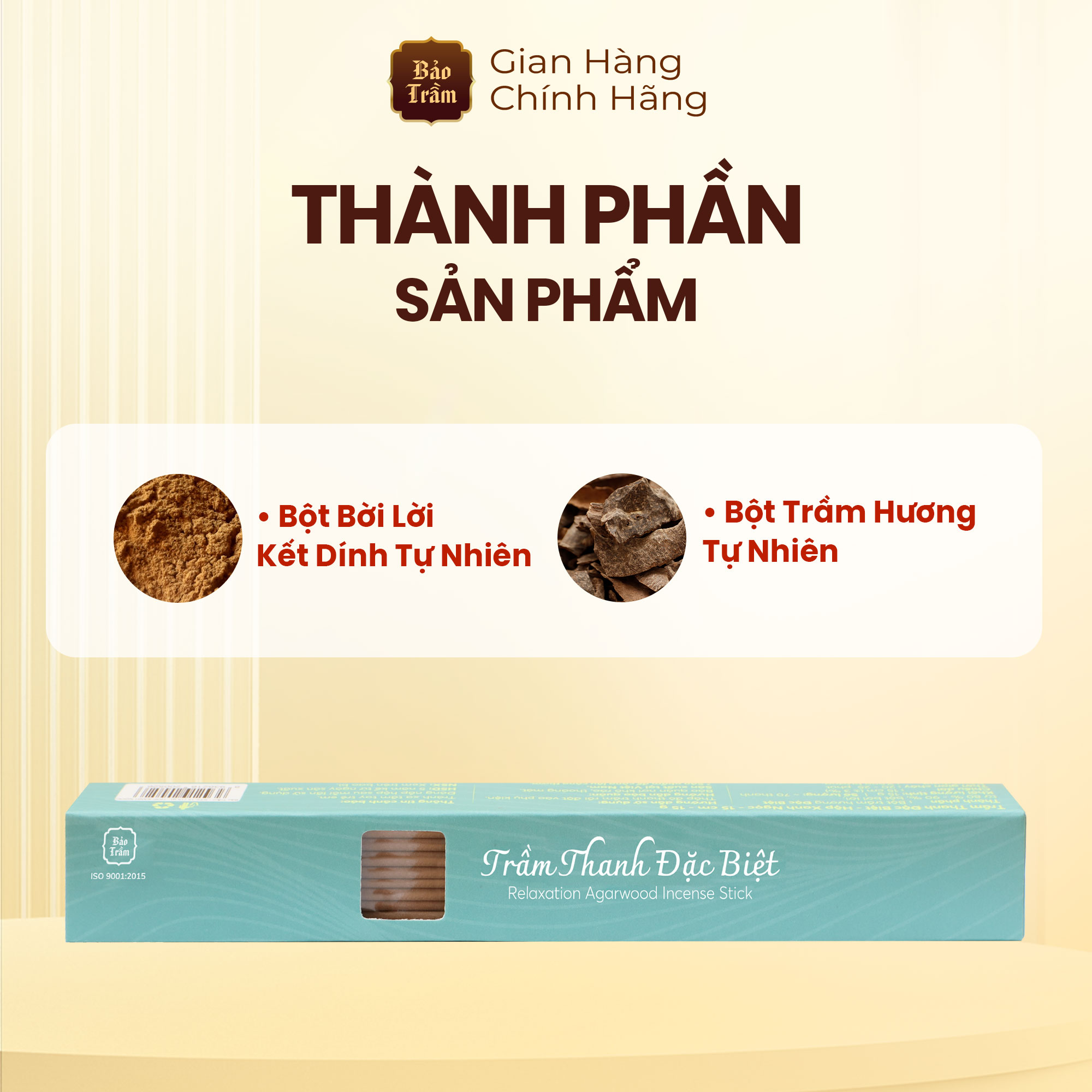 Combo Trầm hương "Đón Tết" gửi trọn an lành mở lối cát tường đầu xuân thương hiệu Bảo Trầm