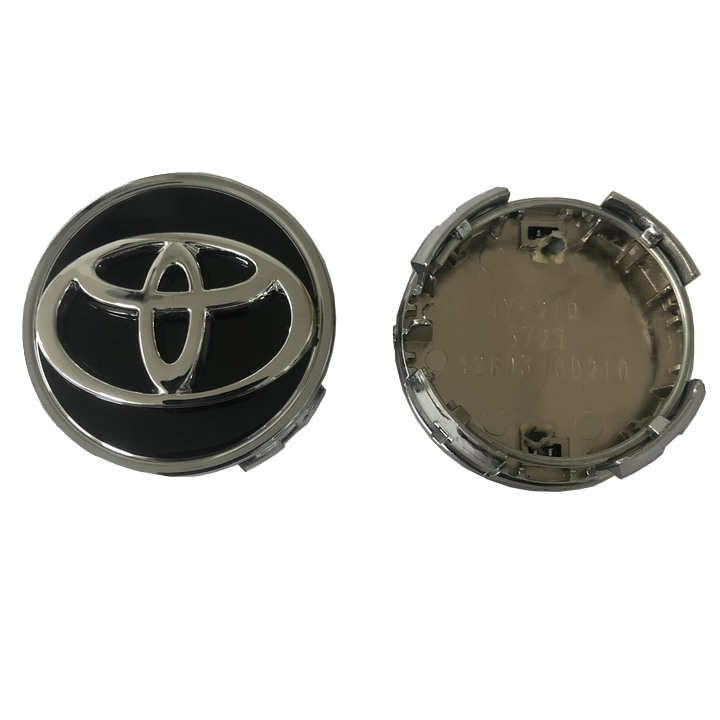 1 chiếc logo chụp mâm, ốp lazang bánh xe ô tô dành cho xe Toyota đường kính 53mm