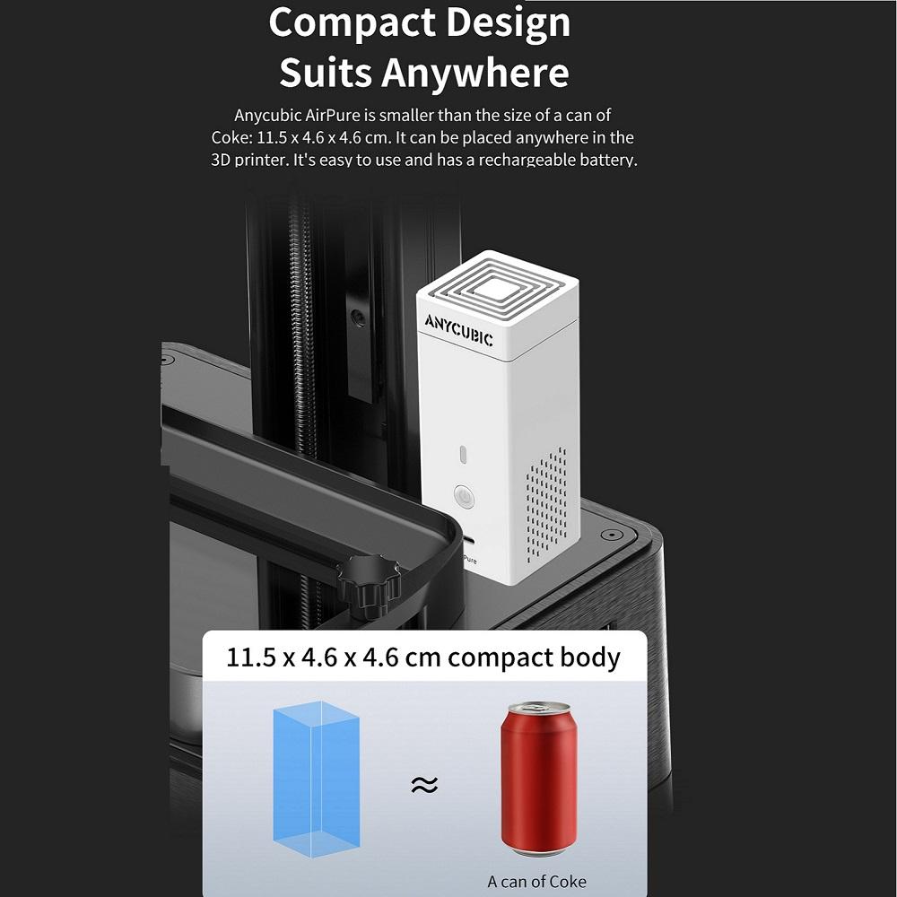 Máy in 3D Anycubic Parts Air Purifier 2 PCS/Lô 3D Máy in Phụ kiện cho photon Series Photon M3 Plus Máy in 3D LCD