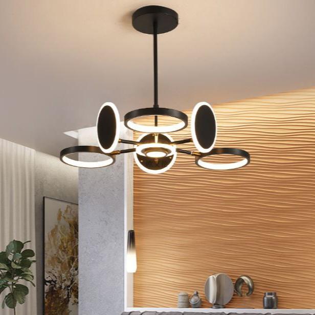 Đèn thả FAITO với 3 chế độ ánh sáng trang trí nhà cửa sang trọng - kèm điều khiển từ xa.