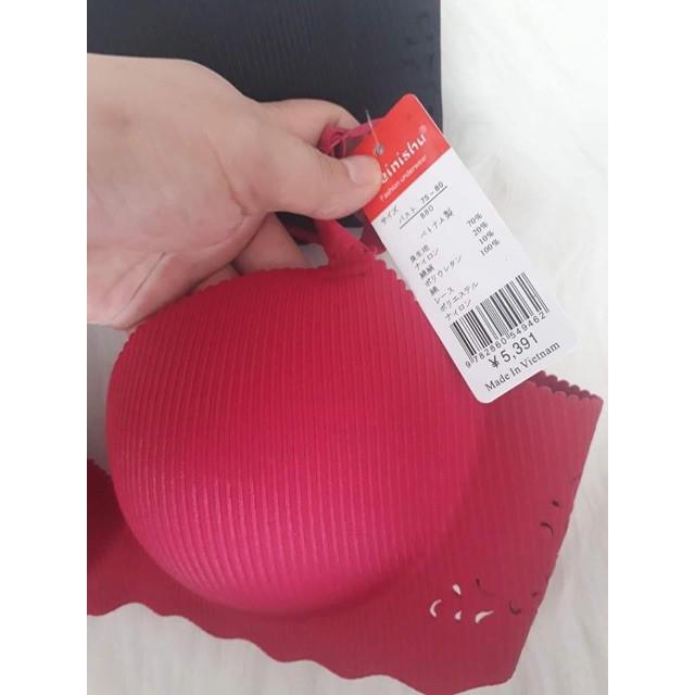 Áo lót nữ đúc su mã 6819, cực đẹp đệm bàn tay siêu nâng ngực