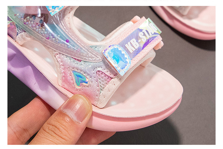 Giày Sandal quai hậu cho bé gái, thể thao siêu nhẹ, chống trơn trượt – GSD9067