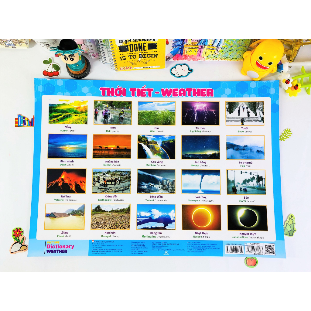 Sách - Combo 9 tờ Tranh Dành Cho Bé - ndbooks