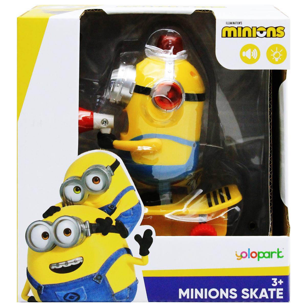 Đồ Chơi Mô Hình Minions Trượt Ván Có Đèn, Âm Thanh Và Chạy Trớn - yolopark FW038
