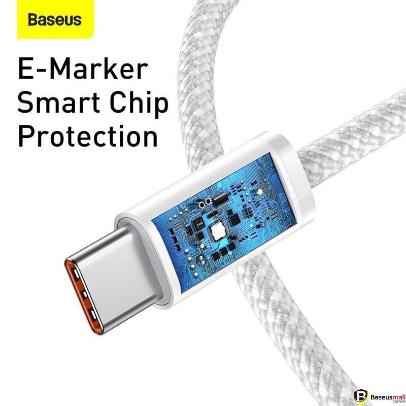 Baseus -BaseusMall VN Cáp Sạc Siêu Nhanh Baseus Dynamic Series Fast Charging Data Cable Type-C to Type-C 100W (Hàng chính hãng)