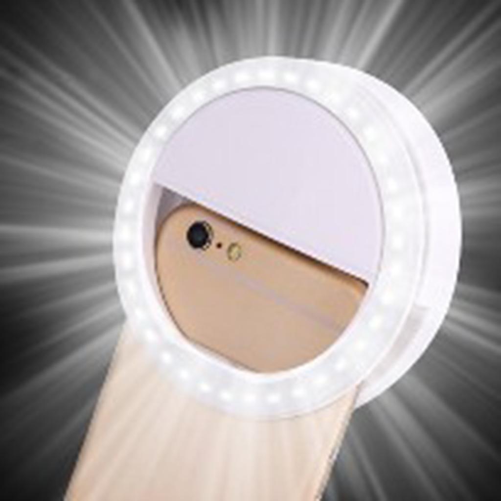 Mini Portable 36LED Fill-in USB Selfie Light Lamp For Mobilephone White