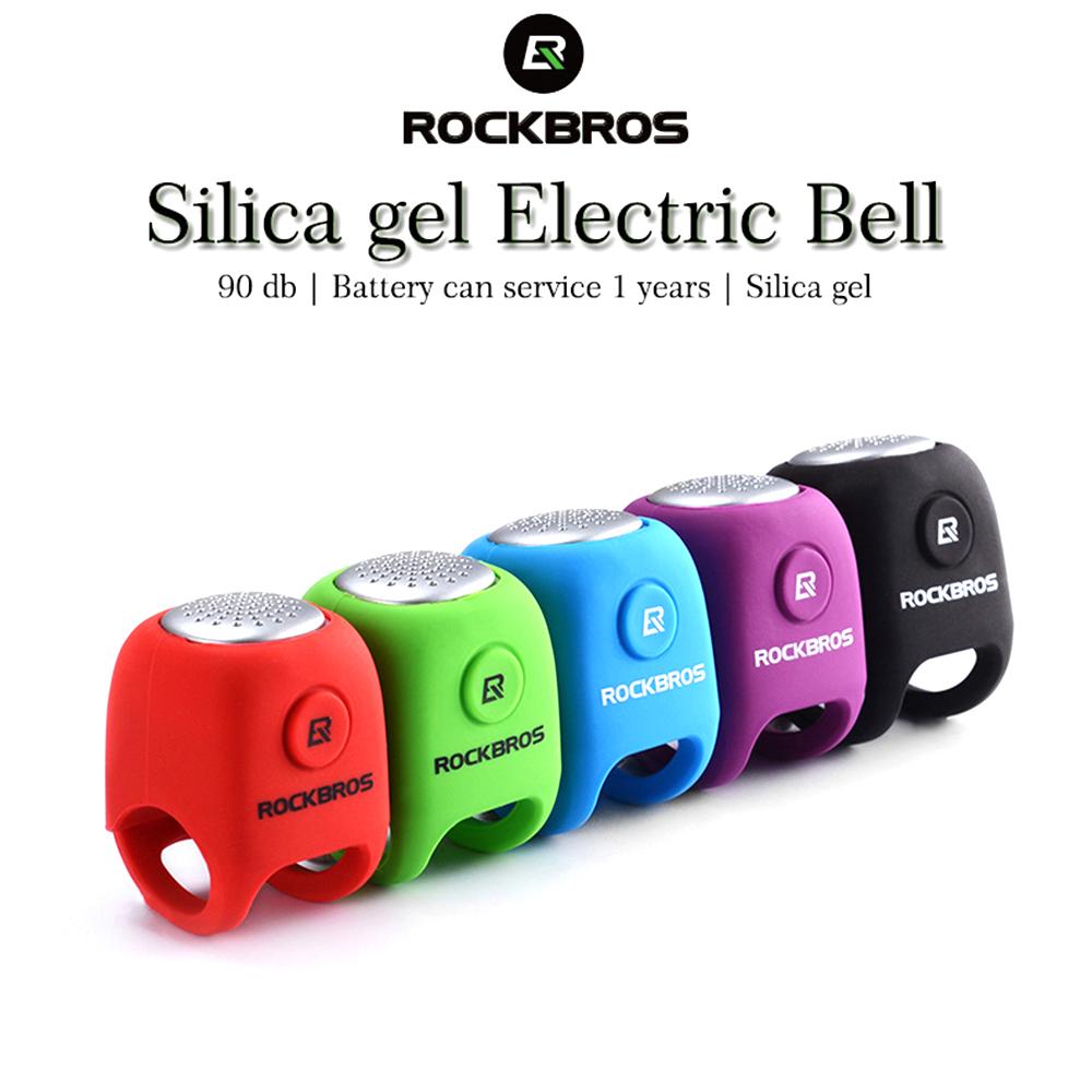 Chuông xe đạp bằng điện ROCKBROS MTB, Chất liệu silicone, tiết kiệm điện