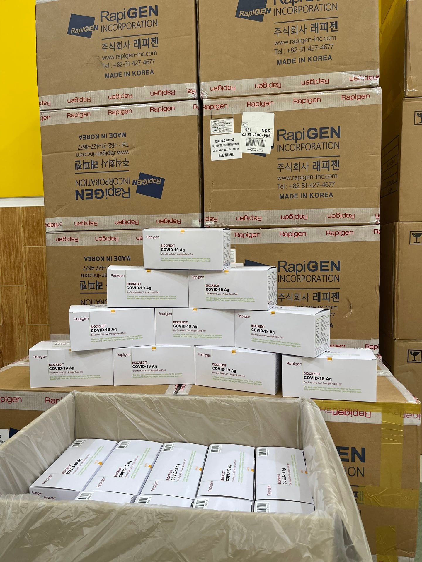 Combo 4 Bộ Kit Test - Xét Nghiệm Nhanh COVID-19 Ag BioCredit - Hàn Quốc