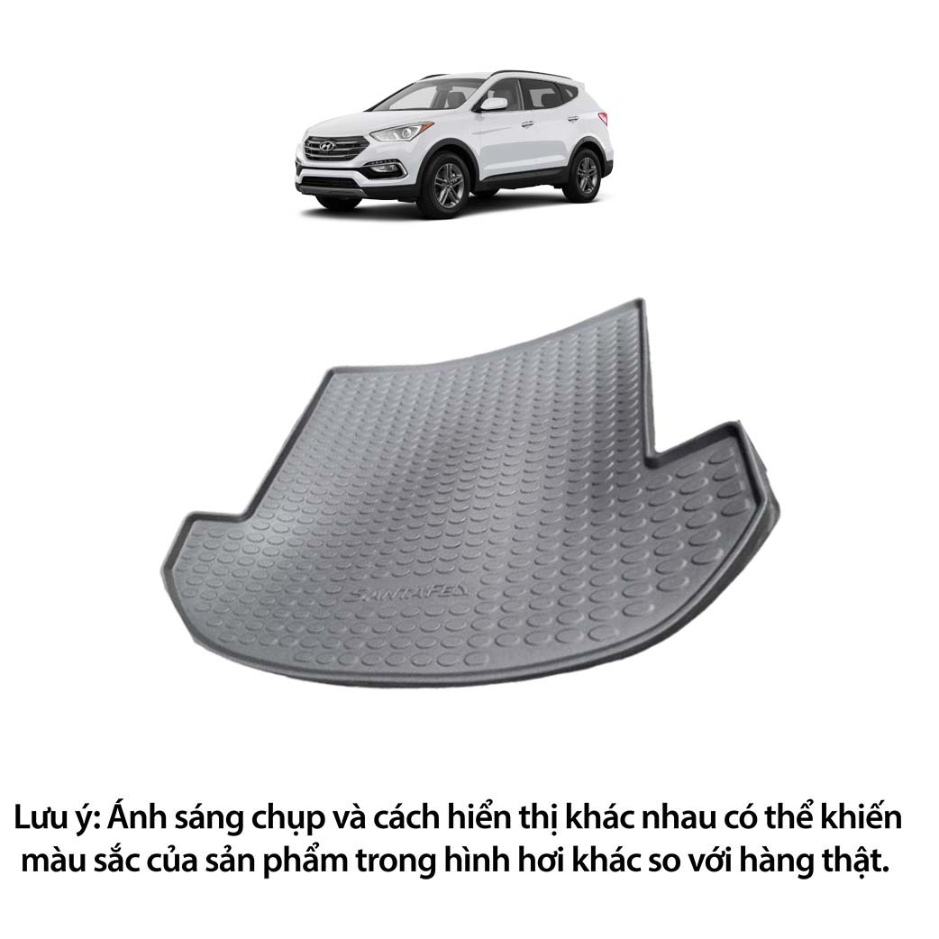 Lót cốp nhựa dành cho xe Hyundai Santafe - Hàng Chính Hãng