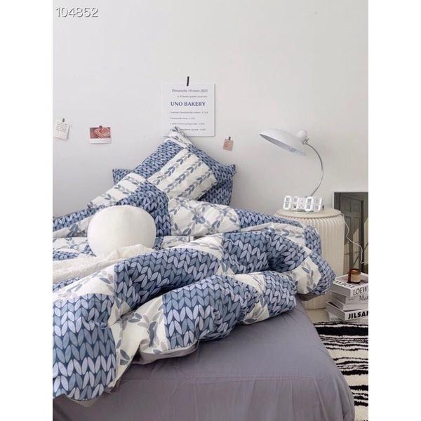 Set Cotton Living 100%cotton Hàng Nhập Khẩu Cao Cấp 4 Món