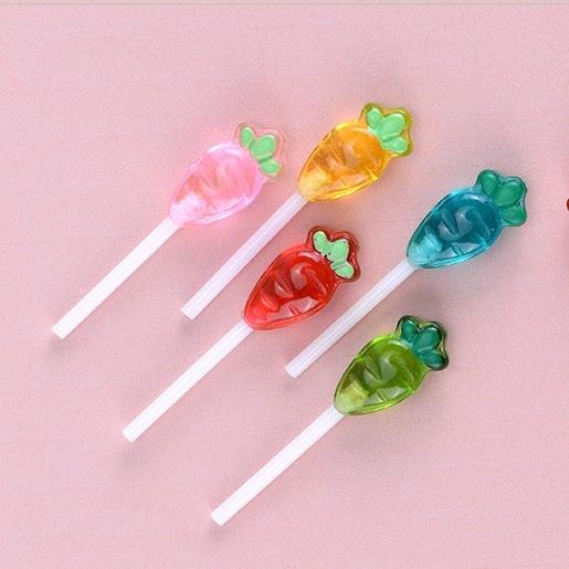 Phụ kiện tiểu cảnh que cắm hình cà rốt nhiều màu, trang trí chậu trồng cây, làm tiểu cảnh terrarium
