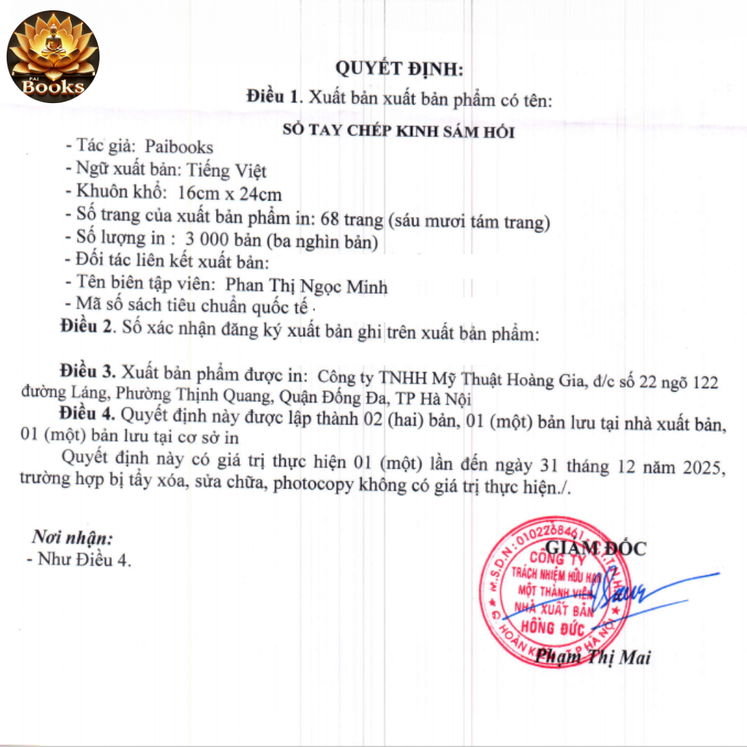 COMBO 3 Sách Chép Kinh - Kinh Địa Tạng, Sám Hối, Dược Sư - PAI BOOKS.