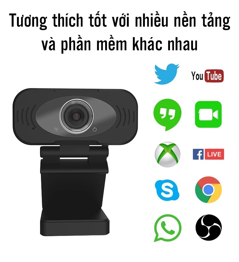 Webcam iMilab Xiaomi 1080P W88 quốc tế - Hàng chính hãng