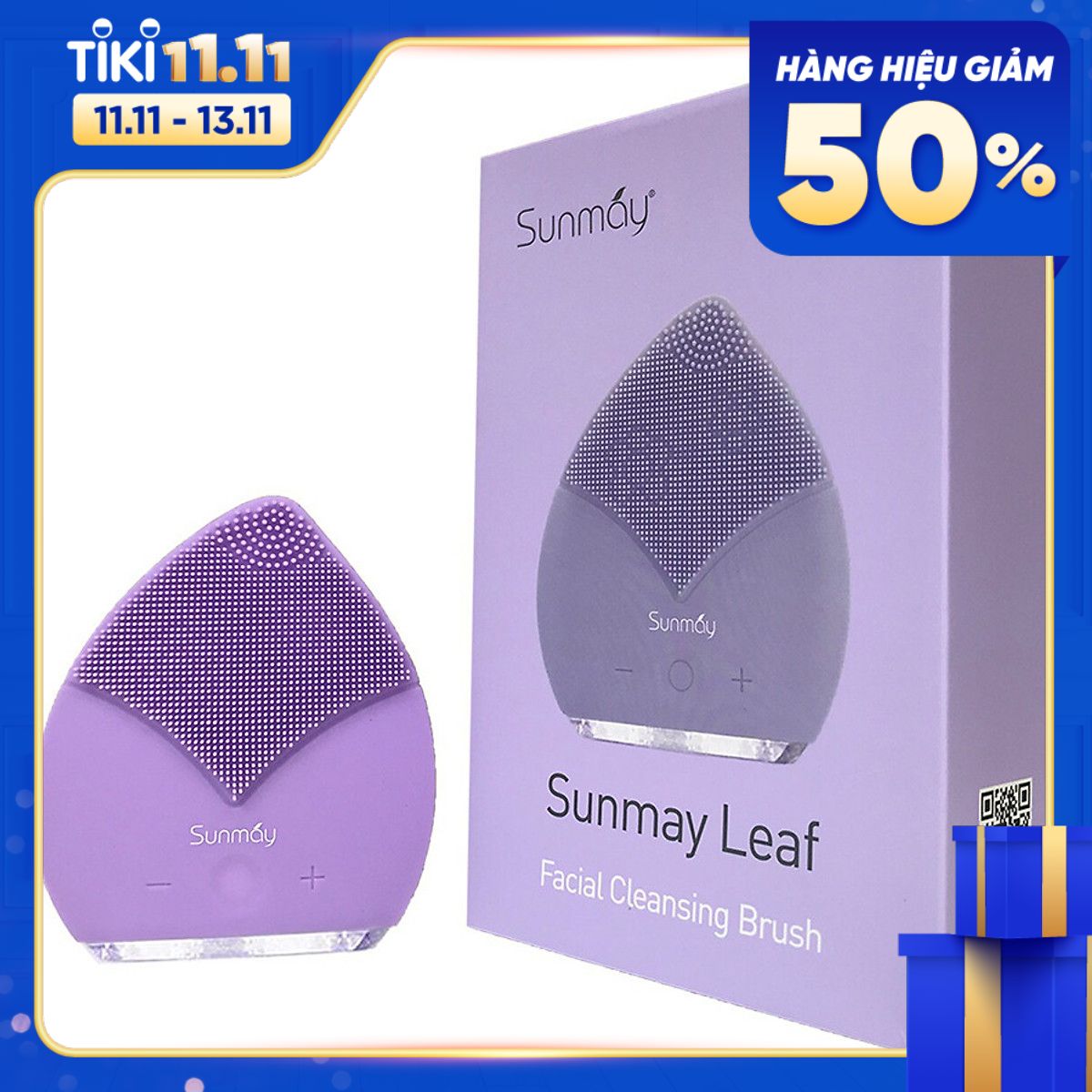 Máy rửa mặt Sunmay Luxury Leaf - Lavender