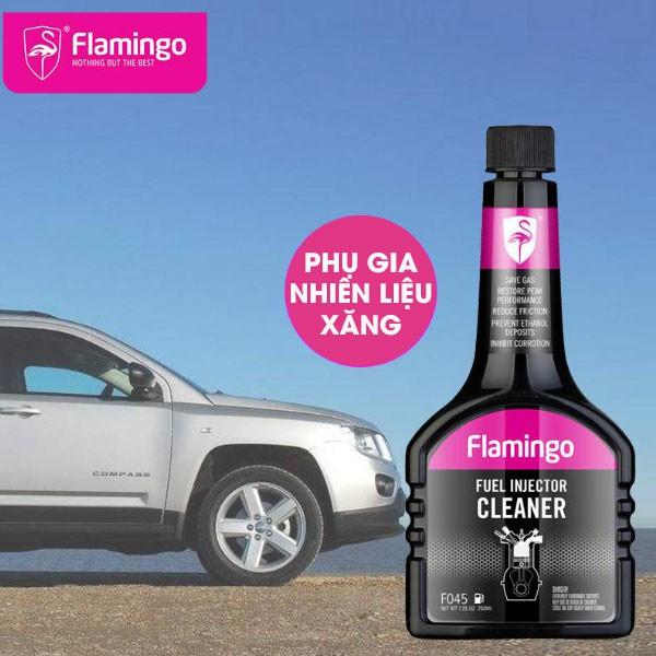 Chính Hãng -  Phụ Gia Nhiên Liệu Xăng Flamingo F053 354ml làm sạch khoang máy động cơ