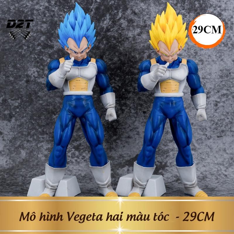 Mô hình Vegeta 2 màu tóc xanh vàng cực to và nét(Có sẵn -29cm)