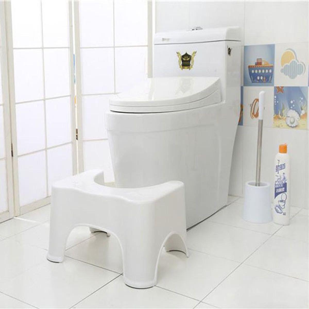 Ghế Kê Chân Toilet Chống Táo Bón Ngăn Ngừa Các Bệnh Tiêu Hóa Khi Đi Vệ Sinh - CH Hương Thị Miễn Phí Vận Chuyển