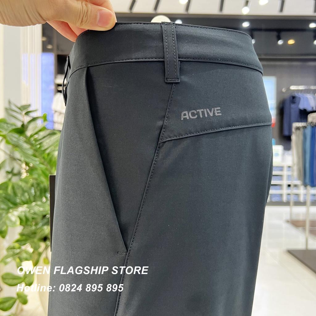 Quần short nam owen màu xanh navy đậm SS231419