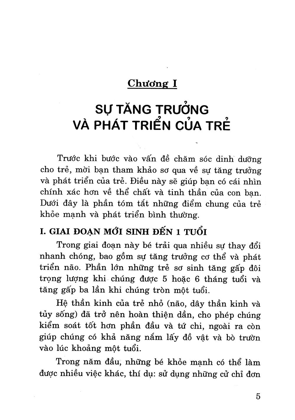 Sách Chăm Sóc Dinh Dưỡng Cho Trẻ (Tái Bản 2015) - ảnh 11