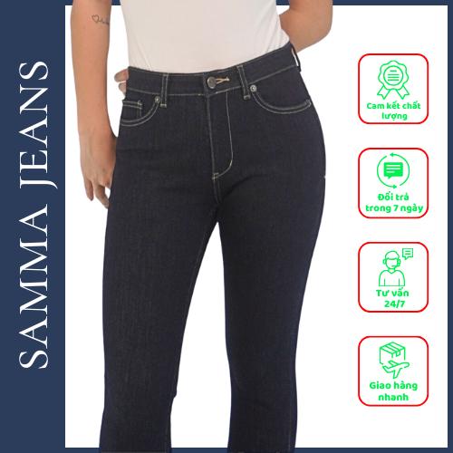 Quần Skinny Jean P11_Quần bò Nữ Skinny, Chất Liệu Demin Cao Cấp Co Giãn Nhẹ ,From Dáng Chuẩn Hàn Quốc | Samma Jeans