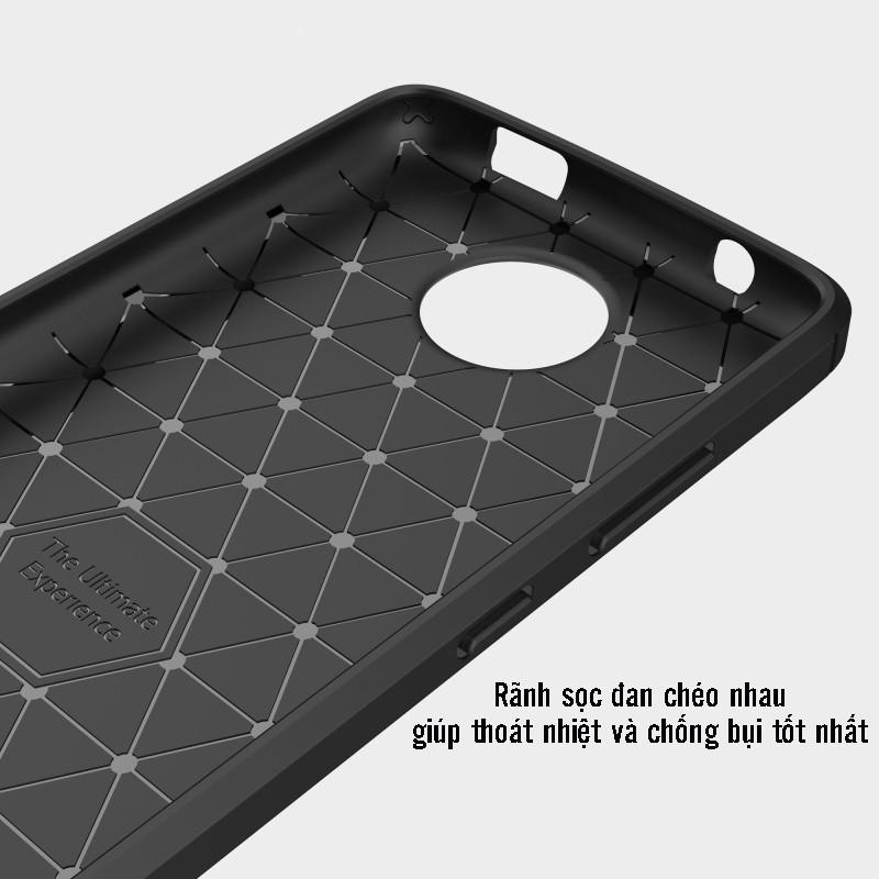 Ốp lưng dành cho máy Motorola Moto C chống sốc silicon dẻo Rugged Armor