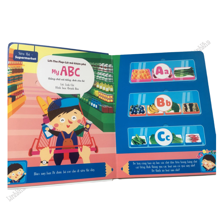 Sách Tương Tác Lật Mở Khổ Lớn Lift The Flap My ABC - Cho Bé 0 - 6 Tuổi