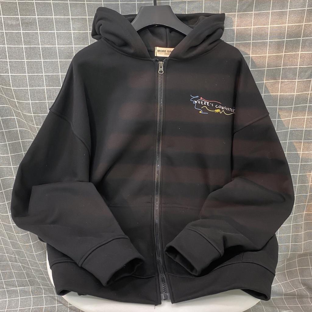 Áo Khoác Hoodie Zip LOVED STAY Jacket Dây Kéo Form Rộng Nam Nữ Vải Nỉ Bông Ulzzang
