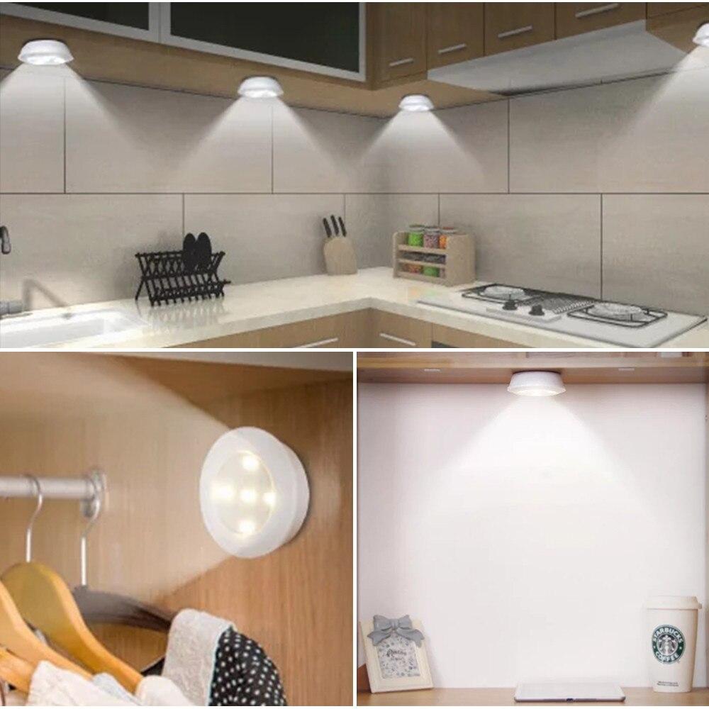 Đèn Led 3w Siêu Sáng Điều Khiển Từ Xa Tiện Dụng Cho Phòng Ngủ / Nhà Bếp
