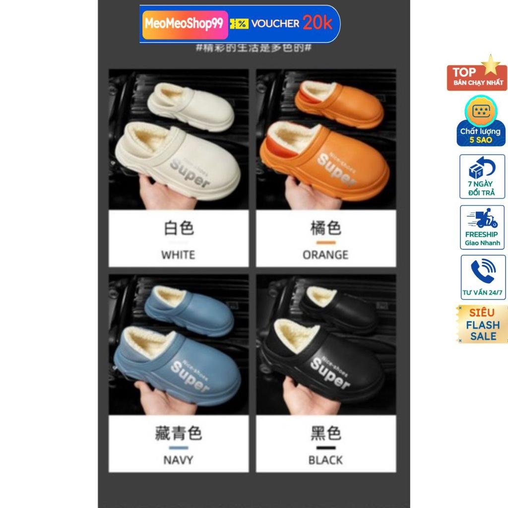 Giầy sục lót lông super siêu ấm cho nam và nữ