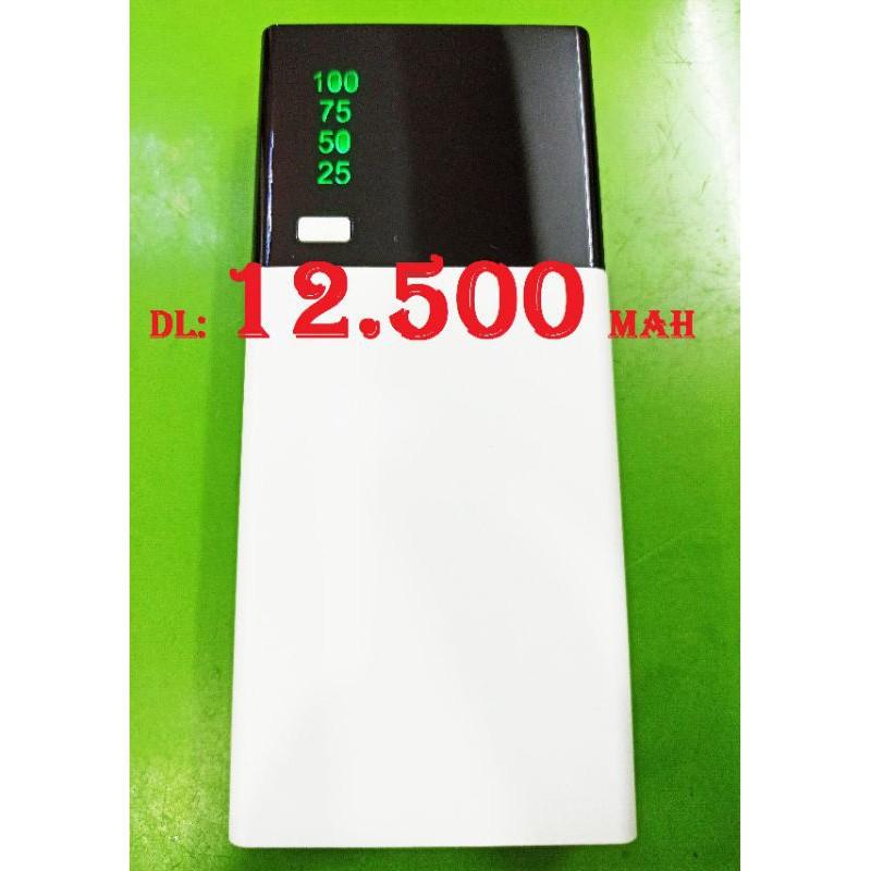 Sạc dự phòng 12.500 mah mặt gương đen