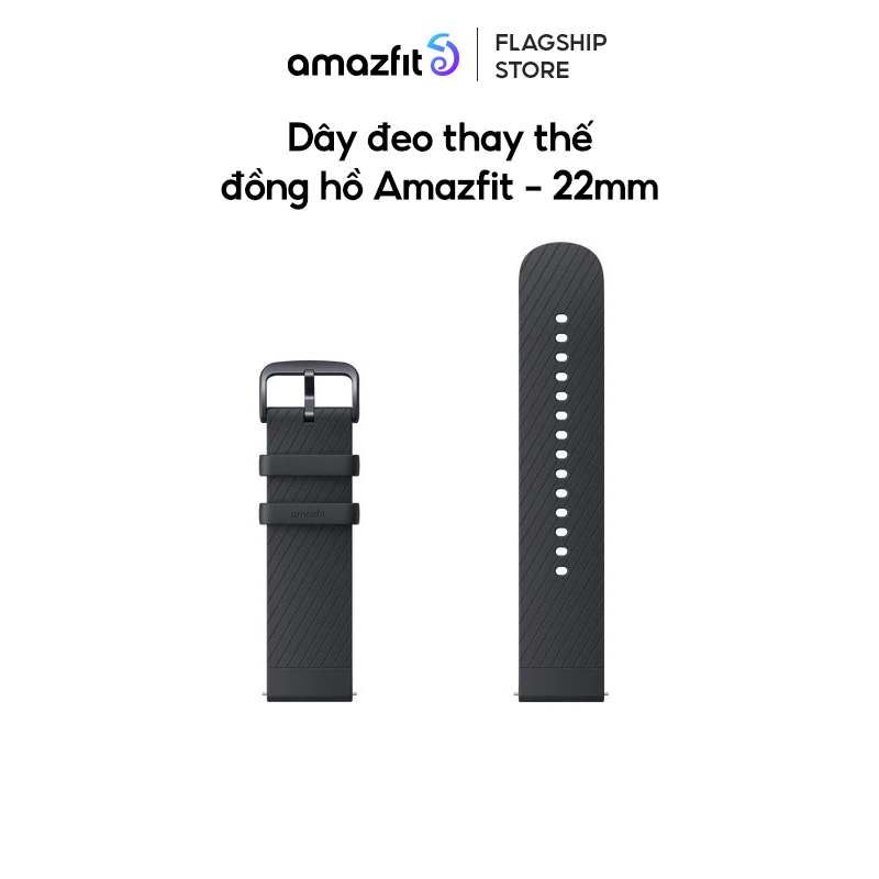 Dây đeo thay thế dành cho đồng hồ Amazfit - 22mm - Phụ kiện chính hãng - Hàng chính hãng